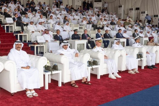 جانب من حفل افتتاح قاعدة الظعاين البحرية بمنطقة سميسمة شمالي شرق قطر