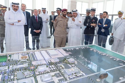 جانب من حفل افتتاح قاعدة الظعاين البحرية بمنطقة سميسمة شمالي شرق قطر